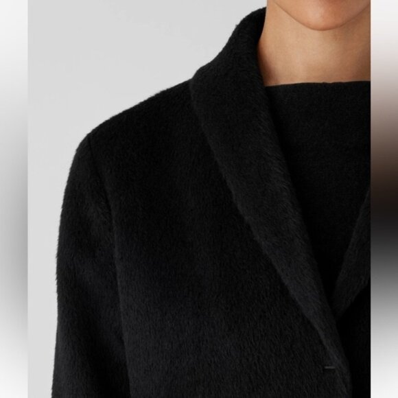 Eileen Fisher Alpaca Luxe Shawl Collar Coat   size XXS - Picture 2 of 16